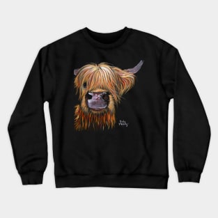 Scottish Highland Cow ' HeNRY ' by Shirley MacArthur Crewneck Sweatshirt